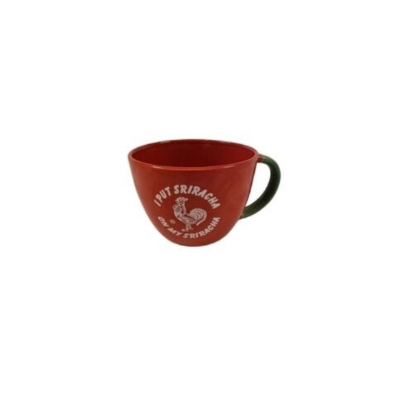 Sriracha Huy Fong Foods Large 24 oz Ramen Noodle Soup Coffee Cup Mug‎ Red - Picture 9 of 11